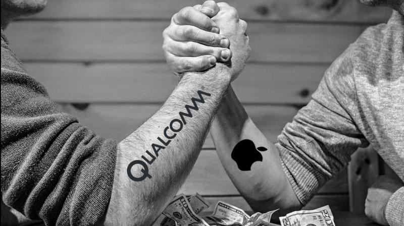 The dispute between Apple and Qualcomm over patents is part of a wide-ranging legal war between the two companies.