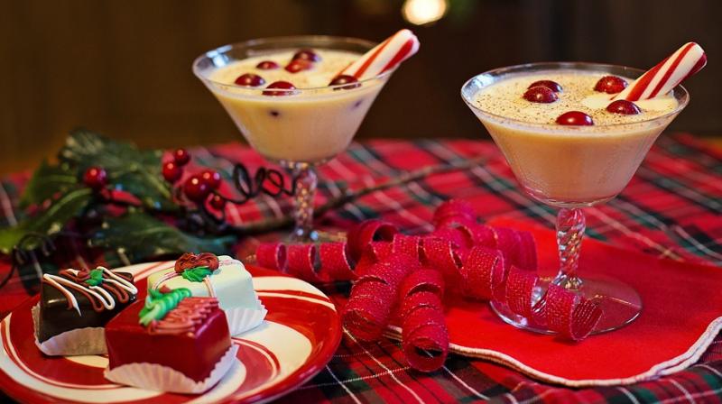 Eggnog is cold and sweet beverage consumed as a riff on classical French vanilla ice cream or custard.