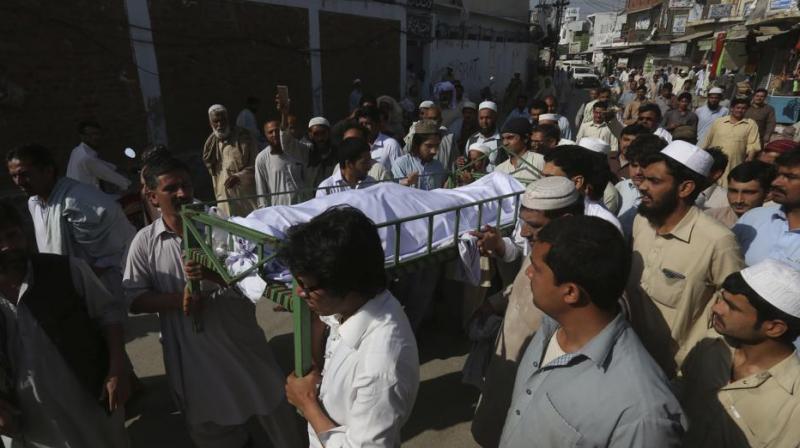 The killing of Pakistani student, Mashal Khan, led to a national outcry after a video of the incident went viral. (Photo: AP)