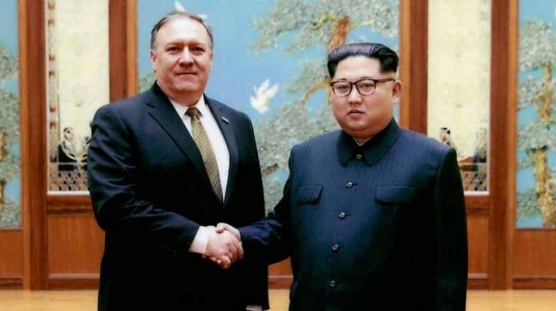 Donald Trump sent Mike Pompeo to Pyongyang to accompany the men home following US calls for Kim to free them as a gesture of goodwill and sincerity. (Photo: AP/File)