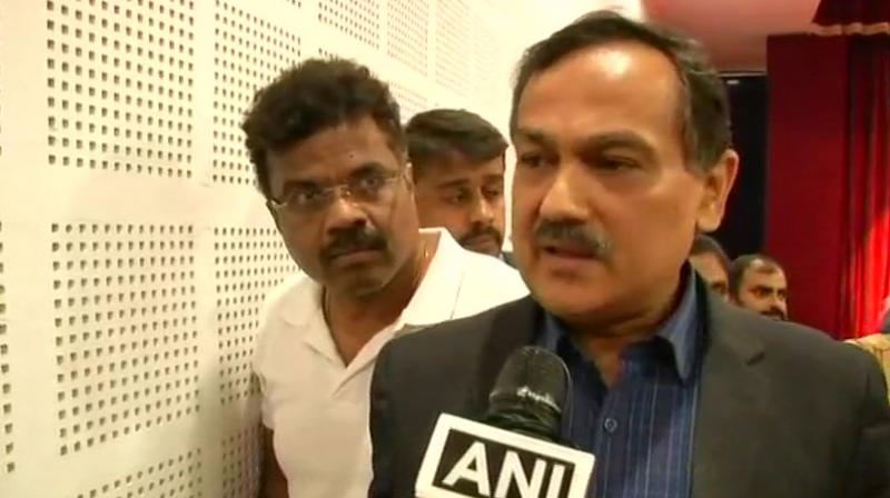 Karnataka Chief Electoral Officer Sanjiv Kumar said, ...one thing is certain that nobody has broken into our system and no new voter ID cards have been made. (Photo: Twitter/ANI)