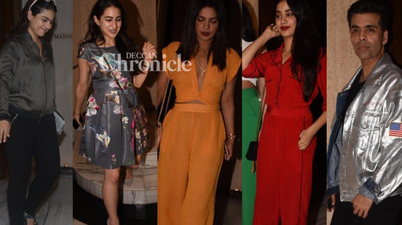Priyanka, Janhvi, Sara and whos who of Bollywood together under Manishs roof