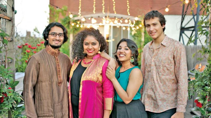 Rohan, Roopa Mahadevan, Anjna and Guy Mintus