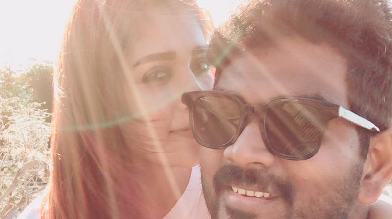 Nayanthara and beau Vignesh Shivan in one of their many selfies which go viral.