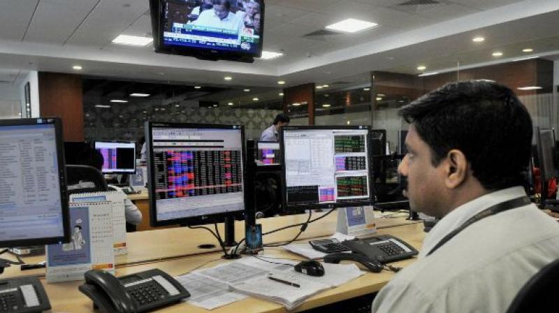 The NSE Nifty was also trading higher by 30.25 points, or 0.33 per cent, at 8,957.15.