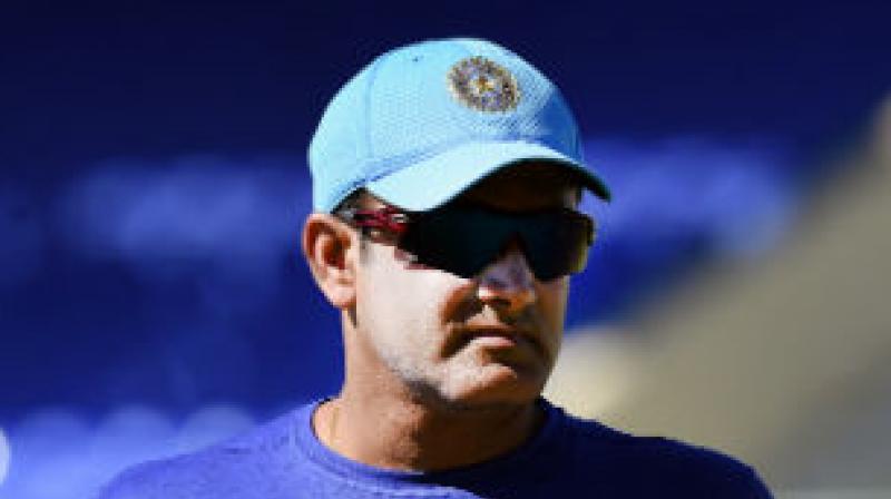 Anil Kumble had controversially quit two days after the Champions Trophy final loss against Pakistan in London in June, calling his partnership with captain Virat Kohli \untenable\.(Photo: AFP)