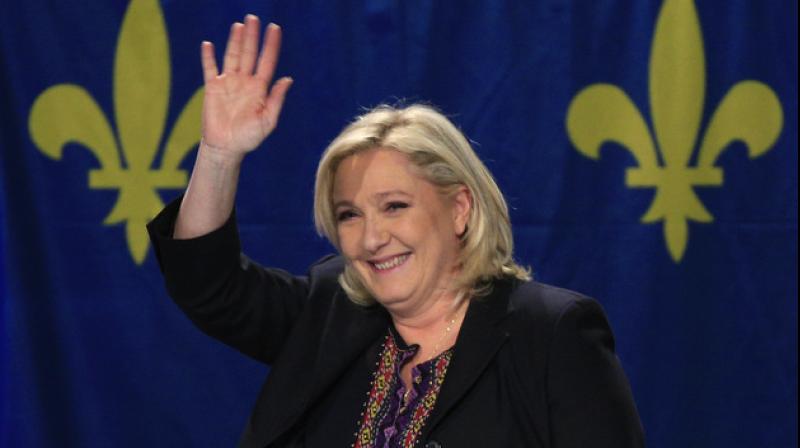 Le Pen, who doesnt face a primary, opened her campaign headquarters for the April-May election in an upper-class Paris neighbourhood on Wednesday. (Photo: AP)