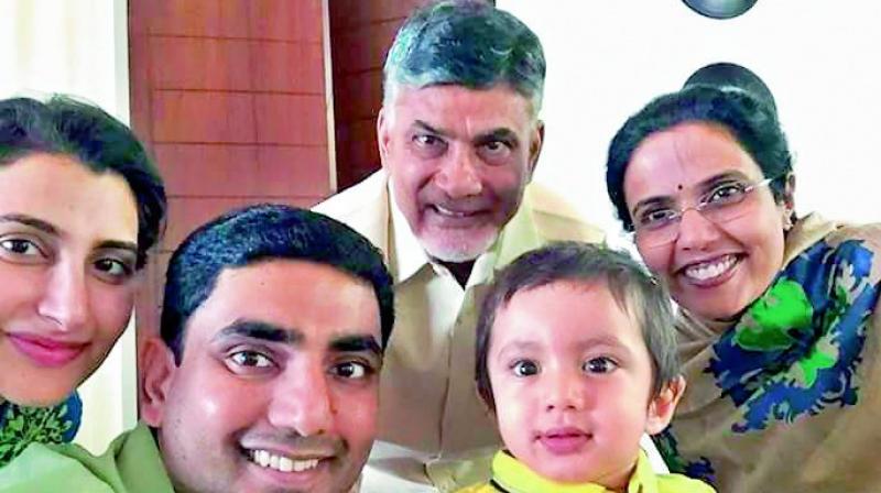 AP Chief Minister Chandrababu Naidu and his family stayed at Park Hyatts  service apartments when their house was being  renovated.