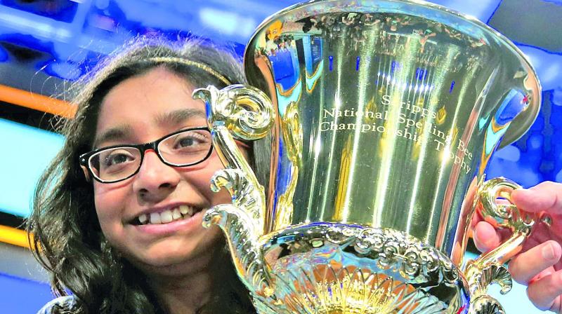 Winner of the National Spelling Bee in the US Ananya Vinay was the eye of the racial storm recently.