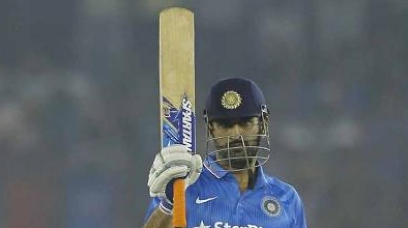 MS Dhoni, who has not been playing since the home series against New Zealand in October, would have gone into the ODI series without proper game time for 77 days. (Photo: BCCI)