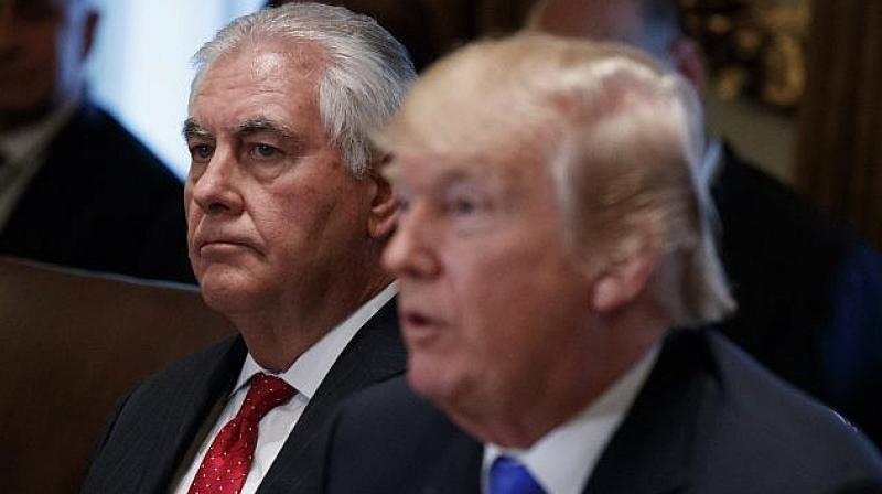 I think he grew tired of me being the guy everyday that told him, You cant do that, and lets talk about what we can do, Tillerson said. (Photo: File | AP)