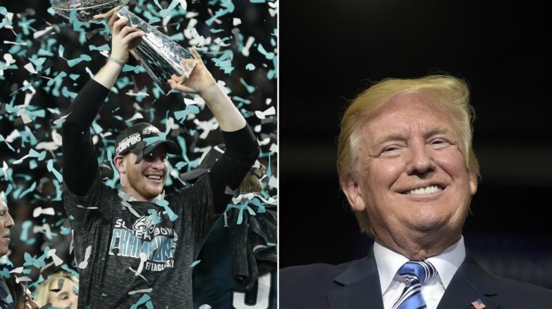 US President Donald Trump -- who has had his differences with the NFL during the season -- was quick off the mark after the Eagles, led by upstart backup quarterback Nick Foles after a late-season injury to Carson Wentz, defied the odds to deny his superstar counterpart Tom Brady a record sixth Lombardi Trophy.(Photo: AP)