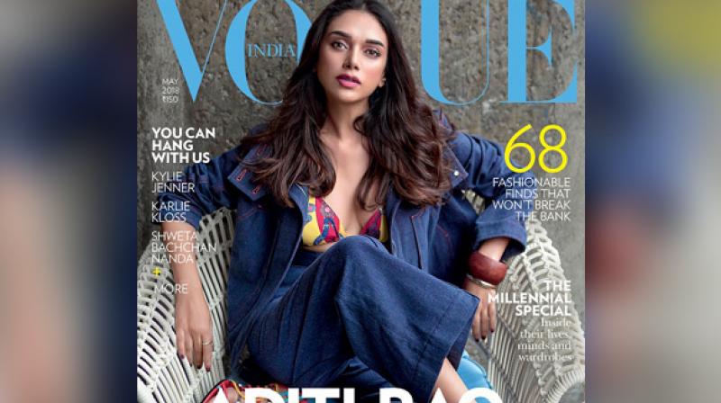 In a first for the Indian market, fashion bible Vogue India presents the countrys first magazine cover shot on a smartphone. (Photo: ANI)