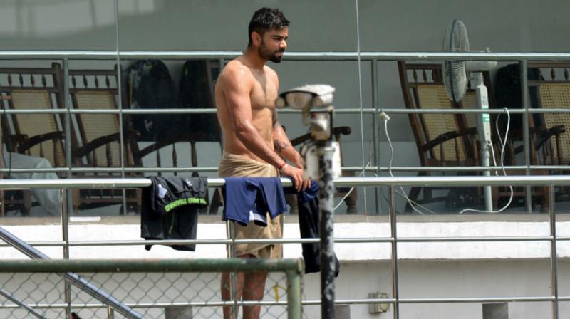 Virat Kohlis transformation from being a chubby guy, who loved gorging on butter chicken, to one of the fittest athletes has been inspiring. (Photo: AFP)