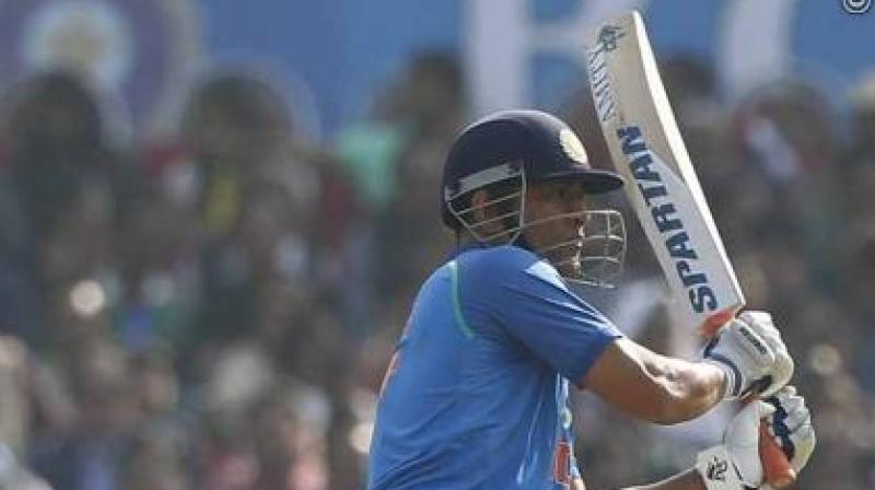 MS Dhoni became only the second Indian batsman after Sachin Tendulkar to score 4,000 plus runs in ODIs while playing in India. (Photo: BCCI)