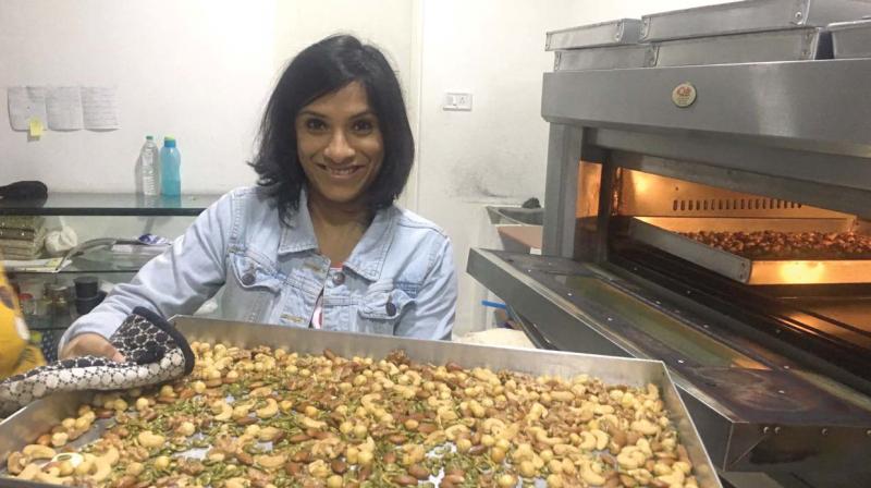 Shruthi, a baker who is going healthy this Xmas.