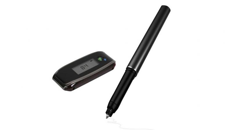 It is designed for allowing digital and wireless writing for smart phones, computers, tablets or any other Bluetooth devices.  Write notes or to prepare a sketch using this electronic pen and convert it to the real-time JPEG images into smartphone, computer or laptop using the receiver provided with it.