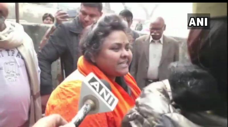 \No regrets. We have not committed any crime. We have used our Constitutional right, \ says Pooja Pandey. (Photo: ANI)
