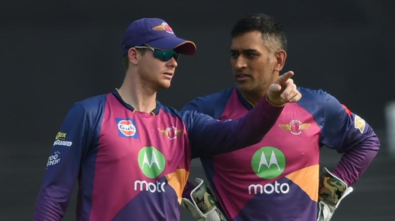 MS Dhoni has been instrumental behind Steve Smiths leadership, says Ben Stokes. (Photo: AFP)