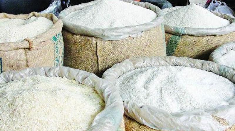 Anna Bhagya scheme under which rice is distributed for 1 a kg to feed the poor, has been of little help to a 76 -year-old poor Brahmin widow, who was driven out of her sons house  by her daughter-in-law after he passed way. (Representational image)