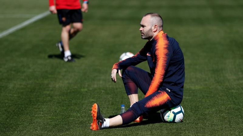 Iniesta announced last month that he would be leaving Barca at the end of the season, bringing an end to a 22-year association with the club. (Photo: Twitter / Andreas Iniesta)