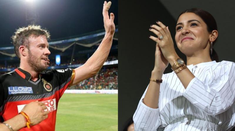 Virat Kohlis wife Anushka Sharma wished De Villiers all the luck with an emotional tweet.