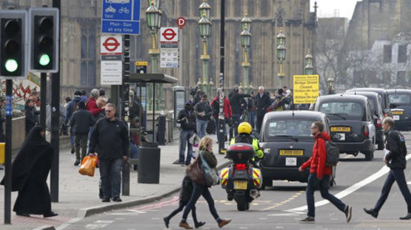 The IS-linked Aamaq news agency said that the person who carried out the attack in front of the British parliament in London was a soldier of the Islamic State. (Photo: AP)