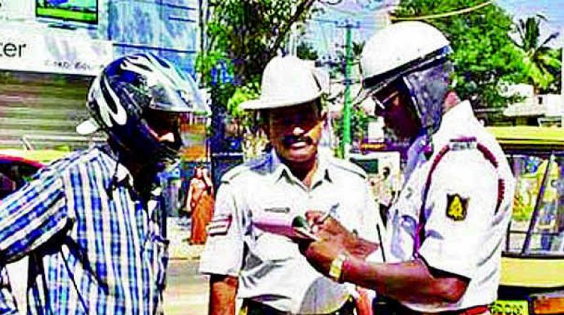 For the first time in the country, motorists in the city will be docked penalty points from Tuesday if they violate traffic rules.