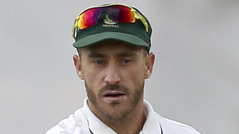 Faf du Plessis had said last month that the original sanction risked opening \a can of worms\ and accused the ICC of \using (him) as a scapegoat\. (Photo: AP)