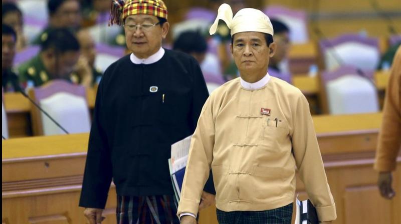Win Myint, 66, is a Suu Kyi loyalist of many years and a stalwart member of her National League for Democracy, an affiliation which earned him a brief spell as a political prisoner more than two decades ago under the previous military government. (Photo: AP)