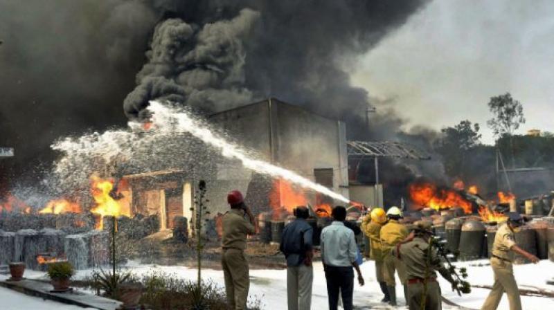 A lack of sufficient staff in the fire department is taking a toll on existing infrastructure as employees claim they are being forced to work overtime and without leaves. (Representational image)