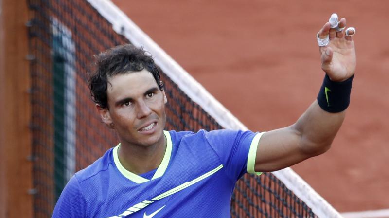 \Its true that 10 is a beautiful number, but actually my favourite is nine,\ said Rafael Nadal, the nine-time champion at Roland Garros. (Photo: AP)