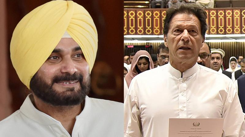 Pakistans prime minister-elect Imran Khan had called up Navjot Singh Sidhu to extend invitation to his oath-taking ceremony in Islamabad on August 18. (Photo: PTI / AFP)