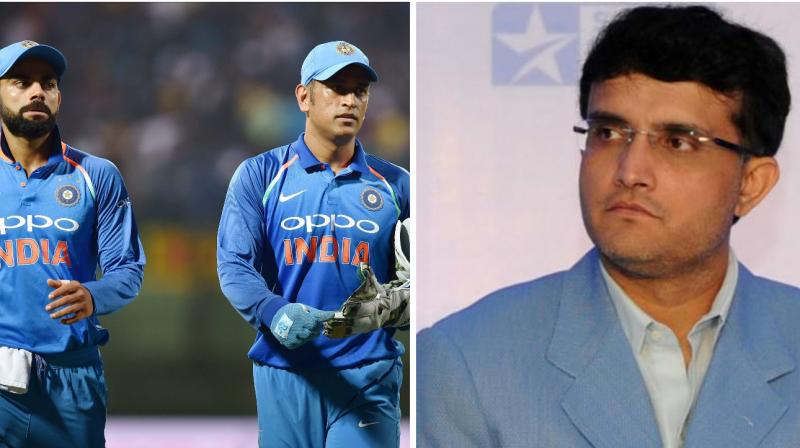 Sourav Ganguly also felt that the faith put by Virat Kohli in MS Dhonis performance has allowed Dhoni to play how he wants.(Photo: PTI / AFP)