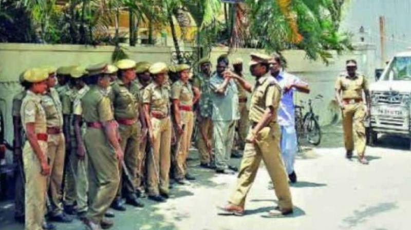 The city Task Force police have landed in a controversy after they allegedly assaulted and detained a photo journalist near the Chief Ministers camp office. (Representational image)