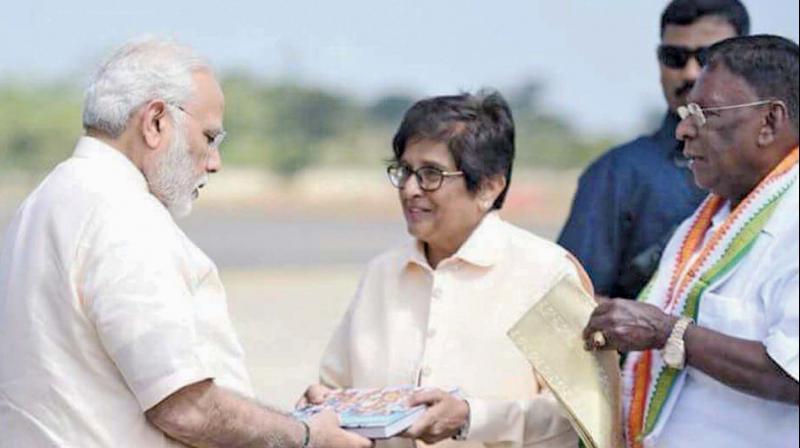Kiran Bedi was one among the brand ambassadors for the \Clean India\ campaign initiated by the Prime Minister.