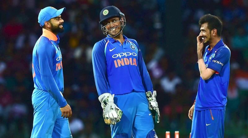 MS Dhoni, as caught on stump mic, was vocal and pithy with his chatter from behind the wickets during the Chennai ODI. And nothing changed on that aspect even as the venue changed from Chennai to Kolkata. (Photo: PTI)