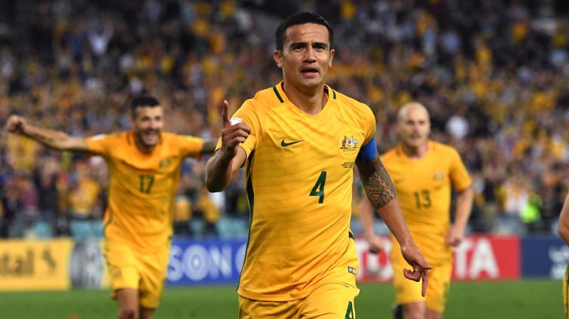 Cahill, who scored 50 goals for Australia in a career spanning 14 years, retired from international duty after playing in his fourth World Cup in Russia earlier this year. (Photo: AFP)
