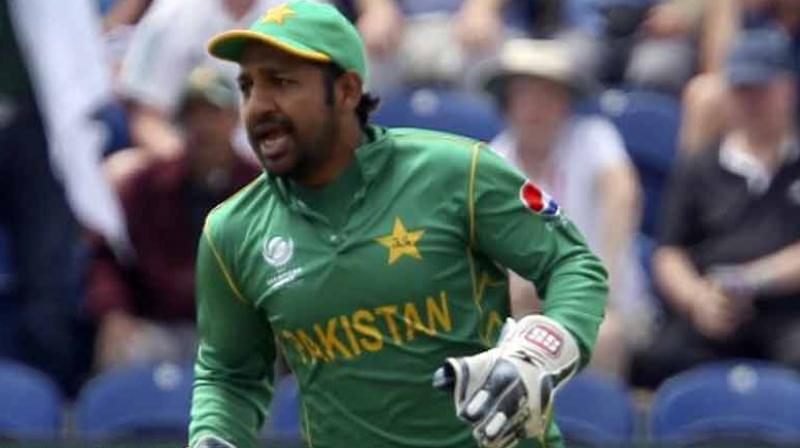 Pakistan captain Sarfraz Ahmed tried his hand at bowling in his international career when he bowled a couple of overs against Zimbabwe in the fifth ODI here on Sunday. (Photo: AFP)