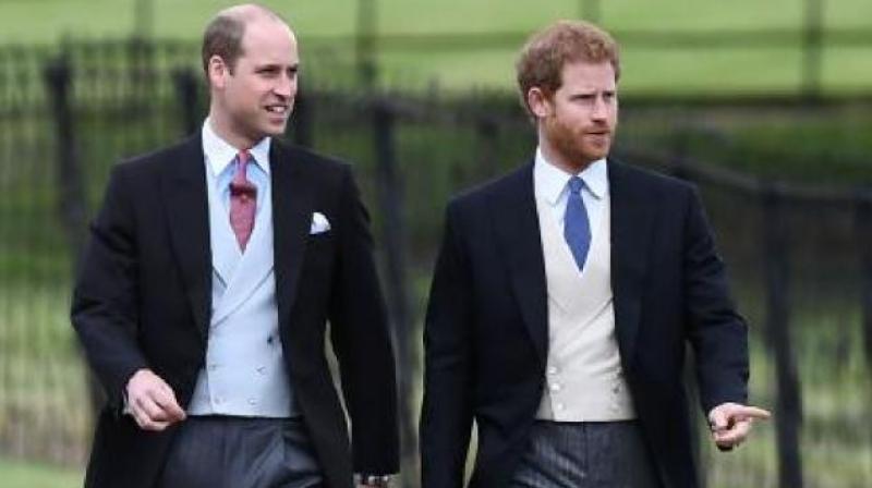 Prince William and Prince Harry. (Photo: AFP)