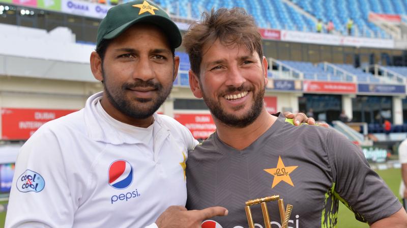 Yasirs figures are the second best match return ever for Pakistan in Test cricket, bettered only by former captain and current prime minister Imran Khan who took 14-116 against Sri Lanka in Lahore in 1982. (Photo: AFP)