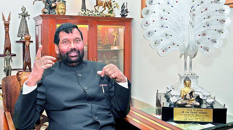 Ram Vilas Paswan, Union minister for consumer affairs, food and public distribution.