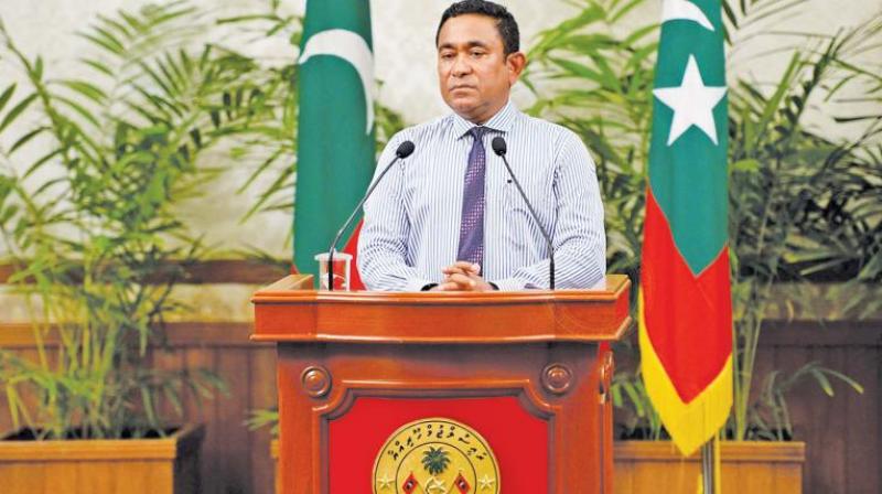 Maldivian President Abdulla Yameen has grown close to China and Saudi Arabia during his tenure, with both countries investing heavily in the tiny island nation. (Photo: AP)