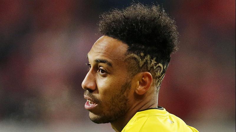 Pierre-Emerick Aubameyang joined Arsenal from Borussia Dortmund for a club record fee of Â£56 million (63.7 million euros, 79.2 million euros) on Wednesday, in the biggest deal so far on transfer deadline day.(Photo: AP)