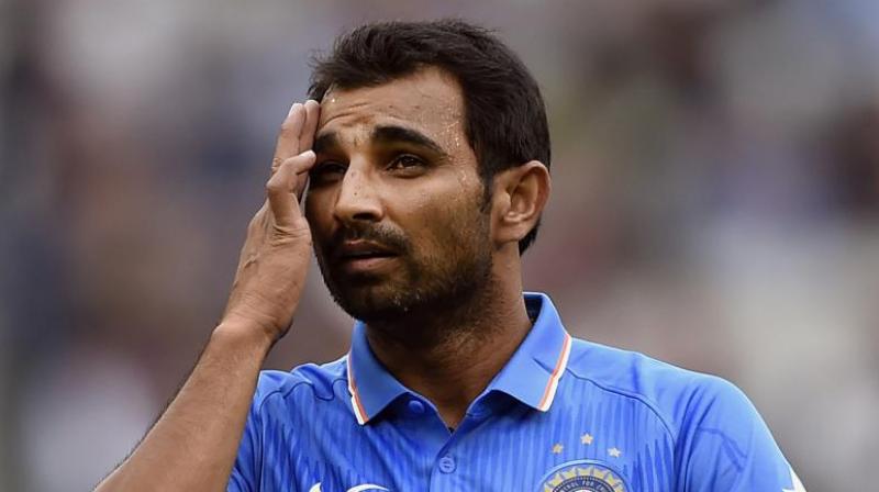 Mohammed Shami has had a difficult time on the cricketing pitch, as he has had to miss a number of international matches due to injuries. (Photo: AFP)