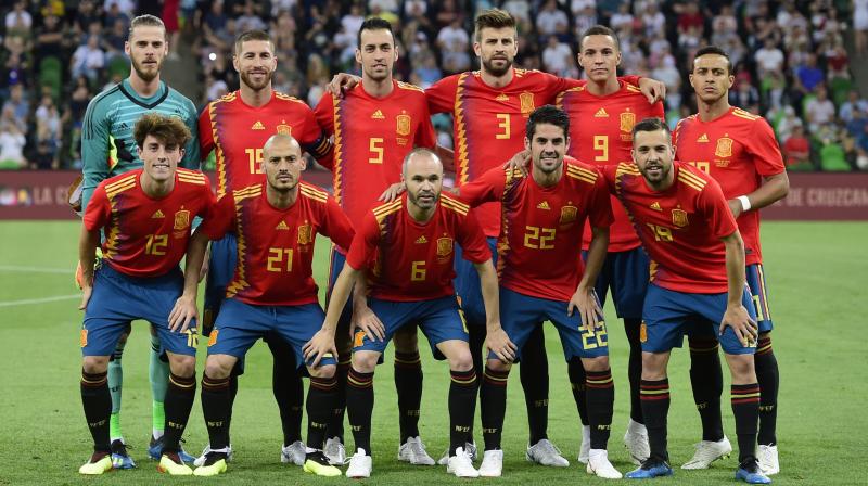 Spain, which will be based in Krasnodar, opens against European champion Portugal on June 15. (Photo: AFP)