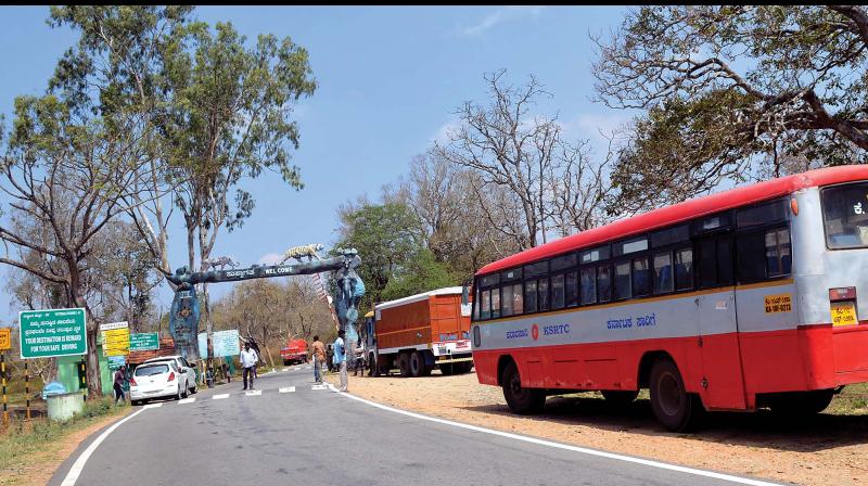 Attibelle on the Karnataka side and where the Tamil Nadu territory ends looked tense hours before the Supreme Court gave its verdict for the Cauvery River sharing row.