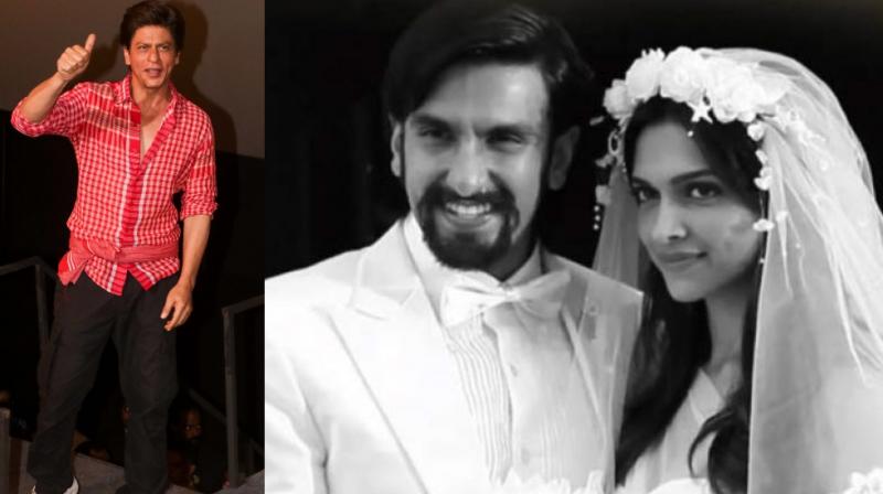 Shah Rukh Khan at Zero trailer launch; Deepika Padukone and Ranveer Singh in a still from Finding Fanny.