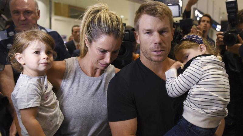 The couple already have two children, Ivy Mae, 3, and Indi Rae, 2, and Warner said she discovered she was pregnant again in Cape Town. (Photo: AP)