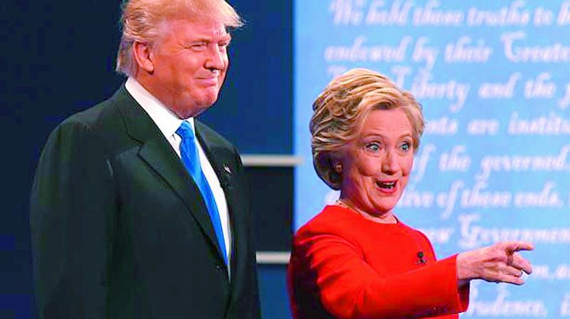 Donald Trump and Hillary Clinton. (Photo: AFP)
